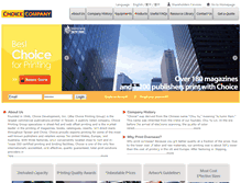 Tablet Screenshot of choiceprintgroup.com